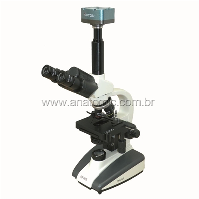 Microscópio Biológico Trinocular Digital com Aumento de 1600X
